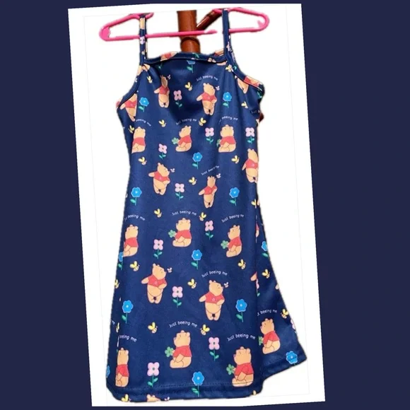 Disney Winnie the Pooh Blue Nightgown/Dress 4/5 - Picture 6 of 7